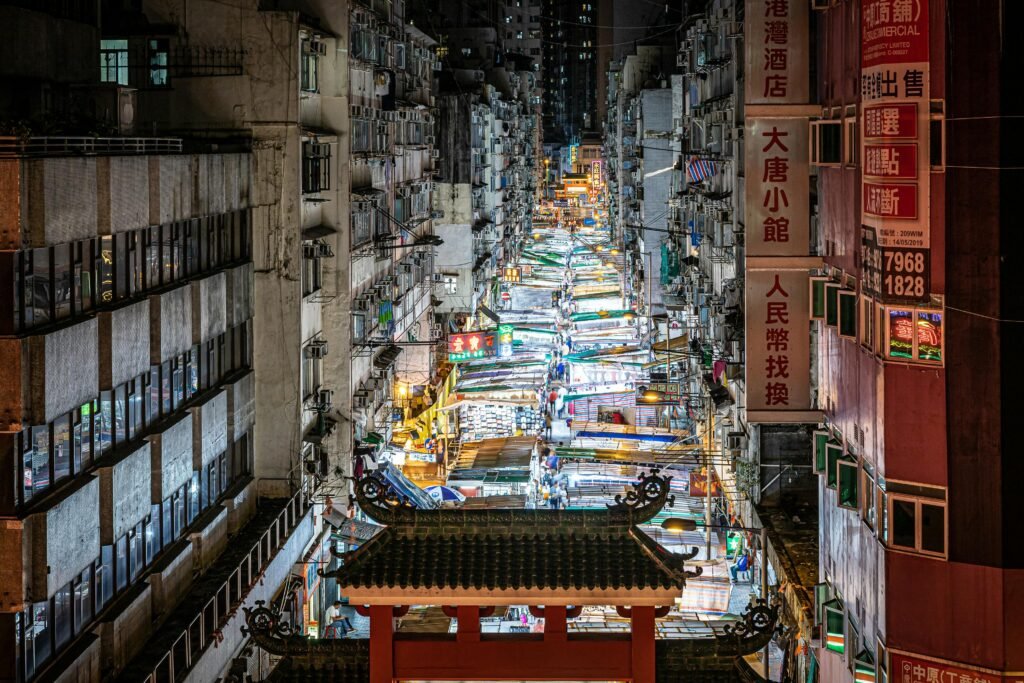 10 Best Street Food Under $5 Explore the lively atmosphere of Hong Kong's night market with crowded stalls and neon lights.